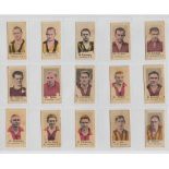 Trade cards, Belgium, Anon, 49 'K' size colour images of Footballers from the Belgium League, (mixed