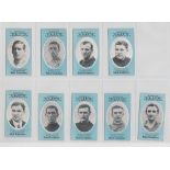 Cigarette cards, Cope's, Noted Footballers (Clip's, 500 subjects), Middlesbrough, 9 cards, nos 337-