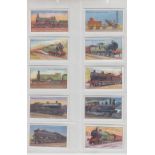 Cigarette cards, Phillips Railway Engines (set 25 cards) (gd/vg)