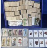 Cigarette cards, a large accumulation of cards from various manufacturers and series inc. Ogden's,