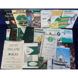 Rugby Union programmes, a collection of 24 Irish International home programmes inc. New Zealand