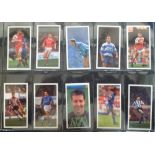 Trade cards, album containing a collection of 10+ Football sets, Bassett & Typhoo issues, inc.