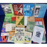 Cricket, a collection of Cricket Club annuals and year books plus various other Cricket booklets and