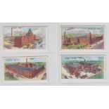 Cigarette cards, CWS, CWS Buildings & Works, 4 cards, Brush and Mat Works Leeds, Wheatsheaf Boot &