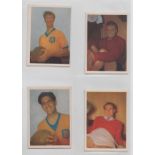 Trade cards, Chix, Famous Footballers, 'X' size, 1960 (set, 50 cards) (mostly vg)