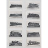 Trade cards, O'Carroll Railway Engines (17, some with foxing to backs, gen gd) and Daily Ice Cream