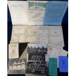 Rugby Union, a mixed selection of Rugby Union ephemera inc. Notts Rugby FC programmes 1925/26 v