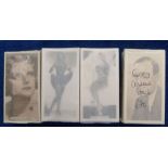 Cigarette cards, 4 sets, Ardath Famous Film Stars (50 cards), Carreras Glamour Girls of Stage &