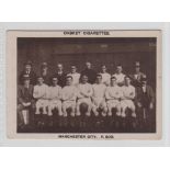 Cigarette card, Pattreiouex, Football Teams (F192-241), type card, Manchester City, numbered F200