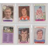 Trade cards, A&BC Gum, Footballers (Did You Know, 220-290), 'X' size (set, 71 cards) (checklist