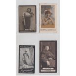 Cigarette cards, 4 scarce type cards, Ogden's, Beauties, green net back, (slightly offset, otherwise