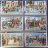 Trade cards, Liebig, album containing a collection of 20+ sets, mostly ranging between nos S1250-