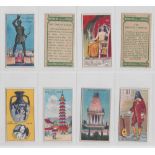 Cigarette cards, Cohen Weenen, Wonders of the World, (set, 30 cards, green back) & also (grey