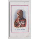 Cigarette card, Prudhoe, Army Pictures, Cartoons etc, type card, Sir John French (slight acm, gd) (