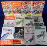 Speedway programmes, a collection of Swindon (approx 40) and Exeter (40+) programmes, 1960/70's, (