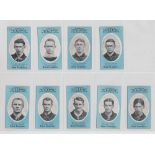 Cigarette cards, Cope's, Noted Footballers (Clip's, 500 subjects), Plymouth Argyle, 9 cards, nos