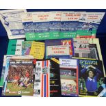 Football programmes, a selection of programmes 1950's onwards inc. Tottenham v FC Austria Fr. 28 Oct