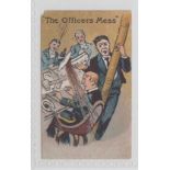 Cigarette card, T.S.S., Nautical Expressions, type card, 'The Officers Mess' (very small paper