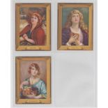 Trade cards, Sunday Stories, Faith, Hope & Charity cards, folders (set, 3 cards) (vg) (3)