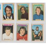 Trade cards, A&BC Gum, Footballers (Blue back, 1-131) (set, 131 cards) (vg/ex, checklist unmarked)