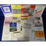 Football programmes, Southampton FC, a collection of 22 away match programmes, 1958/9 season inc.