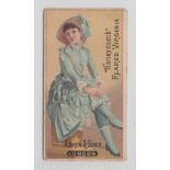 Cigarette card, Adkin's, Beauties 'PAC', type card, 'Honeycomb Flaked Virginia', ref H2, picture