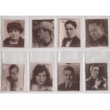 Cigarette cards, Job, Cinema Stars (unnumbered) inc. Charlie Chaplin, Lon Chaney, Greta Garbo etc (