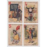Trade cards, Clamp's Stores (Colchester), Alphabet Puzzle Cards, Unrecorded (4/26) L, M, O & S (