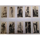 Cigarette cards, Carreras, an album containing a collection of photographic cards of Film Stars,