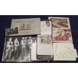 Speedway, a small selection of items inc. 2 vintage autograph books containing various signatures