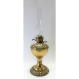 Brass Fullerton Moss oil lamp.