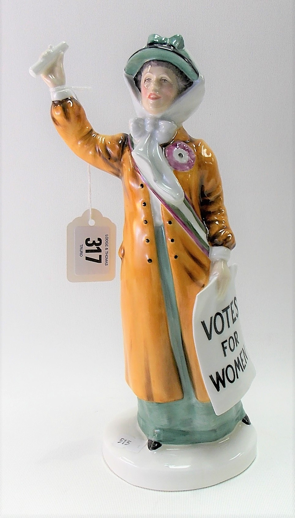 Royal Doulton figure 'Votes for Women' H.N. 2816, height 26cm.