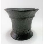 Antique bronze mortar, height 10cm.