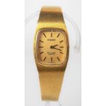 Ladies Tissot gold plated Stylist quartz bracelet wristwatch