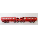 Two Dinky Toys diecast 'Mobilgas' Foden tankers, no. 941.