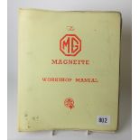 A MG Magnette workshop manual