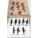 W. Britain Rajputana Rifles; together with a set of eight Zouaves figures