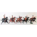 W. Britain set of five Governor General's Horse Guards of Canada; together with a set of five 16/5