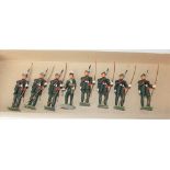 W. Britain set of eight Soldiers of the Royal Company of Archers