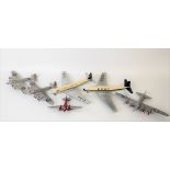 Dinky Toys diecast aircraft models, including a Comet Olympic Airways, Comet B.O.A.C, two long range