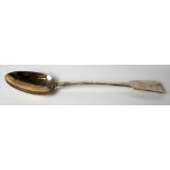 William IV fiddle pattern basting spoon, maker HMN, Exeter 1836, length 30.5cm, weight 4oz approx.