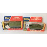 Two Dinky Toys diecast military vehicles within original boxes, Chieftain tank no. 683 & Foden