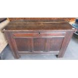 18th Century oak coffer