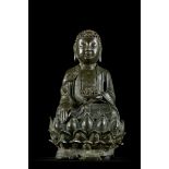 Chinese bronze buddha, Ming dynasty (20cm)