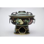 A brazier in Chinese cloisonnÈ (21cm)