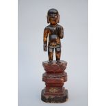 'Infant buddha' in wood, Burma (47cm)