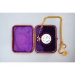 Lacroix Geneva: golden pocket watch (3cm)