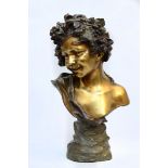 Nelson: romantic bust in bronze (51cm)