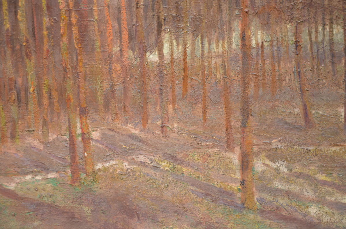 Monogram SF: painting (o/c) 'forest' (70x50cm) - Image 2 of 5