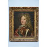 Anonymous: painting: o/c 'portrait of a nobleman' (*) (32x40cm)